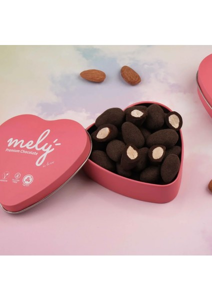 Glütensiz Vegan Şekersiz Çikolata Kaplı Kuruyemiş