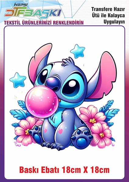 Stitch Ütü ile Yapışan Kumaş Tekstil Kıyafet Dtf Baskı