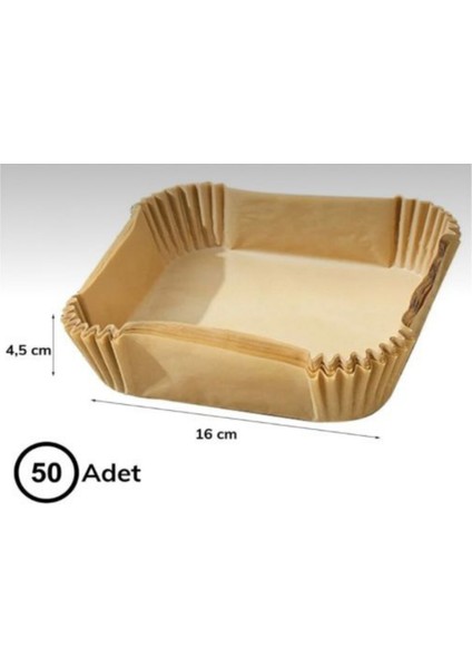 Airfryer Hava Fritözü ve Fırın Için Pişirme Kağıdı Kare Model 50 Adet fiyatları