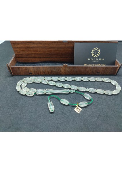 Iskeçeli Cemil Usta Eseri Ful Kalemkar Işçilikli 18.25 Gr. Ukrayna Kaya Damla Sertifikalı 8611