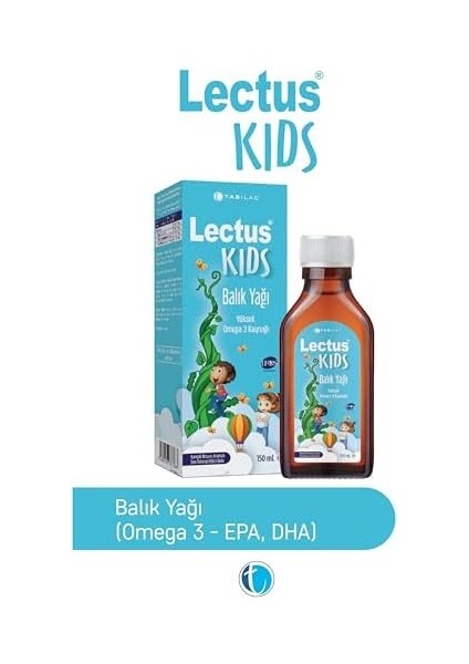 Lectus Kids Balık Yağı Karışık Meyve Aromalı