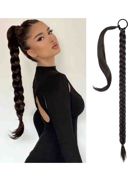 Peruk Sıyah Örgülü Sac fırsatları