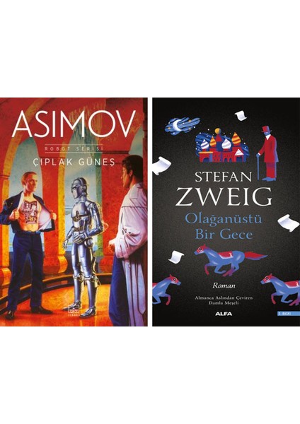 Çıplak Güneş – Robot Serisi 2. Kitap + Olağanüstü Bir Gece