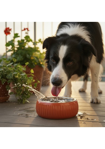 Organik Seramik Mama Kabı Kimyasal Içermez Paslanmaz Çelik Iç Kap 250ML modelleri