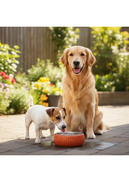 Organik Seramik Mama Kabı Kimyasal Içermez Paslanmaz Çelik Iç Kap 250ML