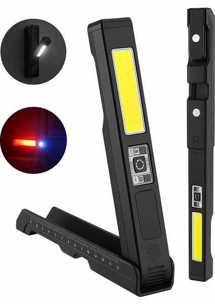 PD-9999 Mıknatıslı Tamirci Çalışma El Feneri | 180° Ayarlanabilir | 300 Dakika Çalışma | 3 Modlu fiyatları