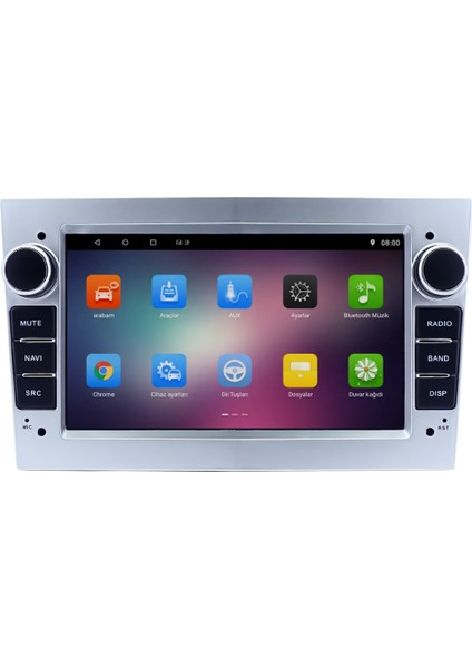 Opel Corsa D (2004-2012) Android 14 Carplay Navigasyon Multimedya - 4gb Ram 64GB Hdd-Silver - CLLG24062 fiyatları