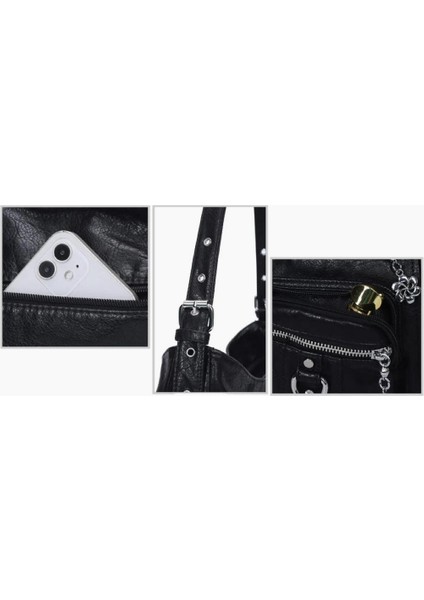 25YG582 Kadın Çok Gözlü Yumuşak Deri Çanta indirimleri