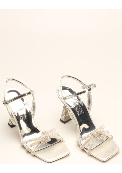 Idil Gümüş Taşlı Kadın Topuklu