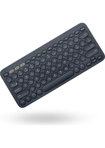 Büro Ev Ofis Bilgisayarı Için Siyah Bluetooth Klavye