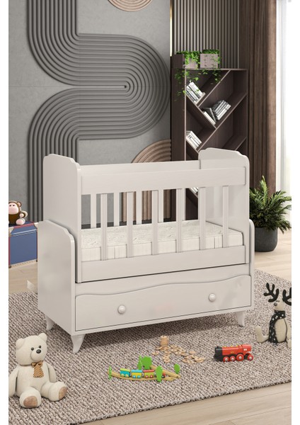 Yıldız YATAK HEDİYELİ Sallanır Sabitlenir Anne Yanı Çekmeceli Beşik fırsatları