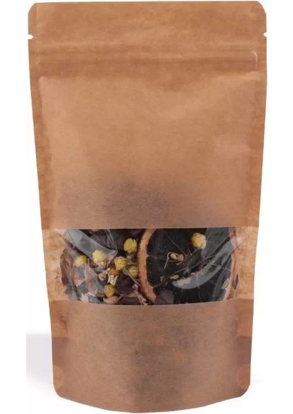 Kraft Pencereli Doypack 11X18,5X7 cm (50 Adet) fiyatları