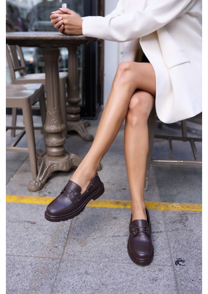 Martina Kadın Kahve Bagcıklı Oxford Ayakkabi fiyatları