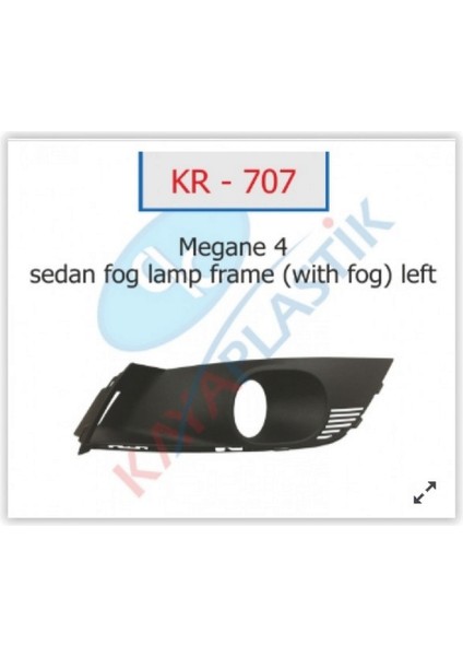 Mtxdpn Sis Far Çerçevesi Sol Mgn 4 Sedan Model Sisli