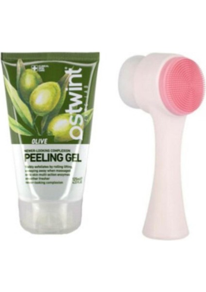 Yüz Temizleme Peeling Gel Zeytinli ve Yüz Temizleme Fırçası