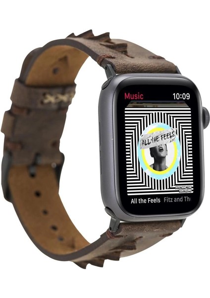 Apple Watch Uyumlu Deri Kordon 38-40-41MM G6 Boras