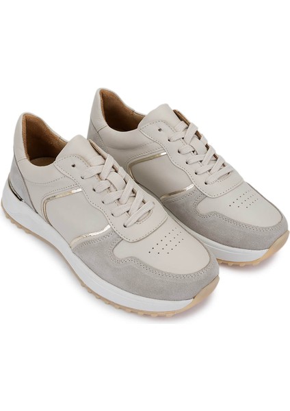 Kadın Hakiki Deri Bej Süet Sneakers & Spor Ayakkabı 258 3482 Bn Ayk SK25-26 Bej Suet/dr/gold fiyatları