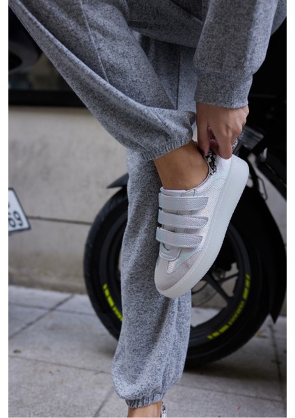 Celso Kadin Gumus Cırtlı Sneakers modelleri