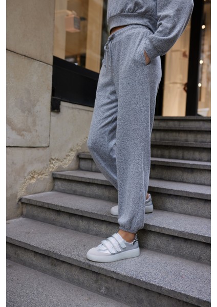 Celso Kadin Gumus Cırtlı Sneakers