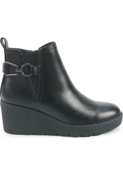 326080.Z 5pr Siyah Kadın Dolgu Topuk Bot