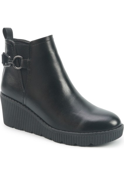 326080.Z 5pr Siyah Kadın Dolgu Topuk Bot fiyatları