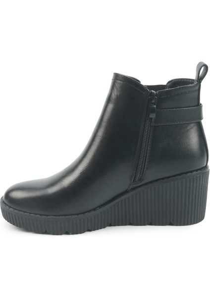 326080.Z 5pr Siyah Kadın Dolgu Topuk Bot modelleri