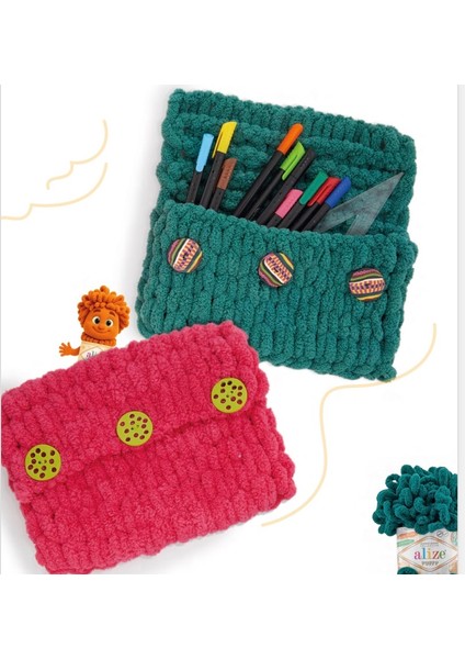 ALİZE 5 Adet Puffy El Örgü İpi Atkı Battaniye Bere Panduf Parmak Örgü İpliği 597-Tarçın indirimleri