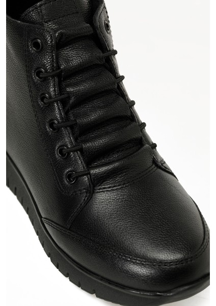 105304.Z5PR Siyah Kadın Düz Bot