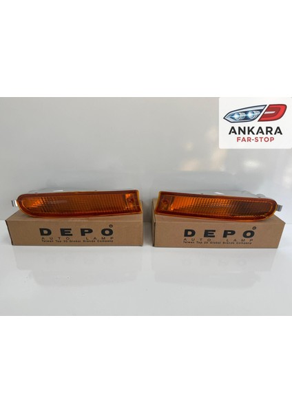 Toyota Rav-4 1995 - 1998 Ön Tampon Sinyal Lambası Sağ - Sol Takım (Depo Marka) fiyatları