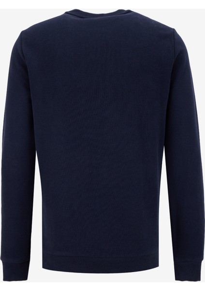 Yuvarlak Yaka Lacivert Erkek Sweatshırt 261 Lcm 241063 Newdwade Lacivert