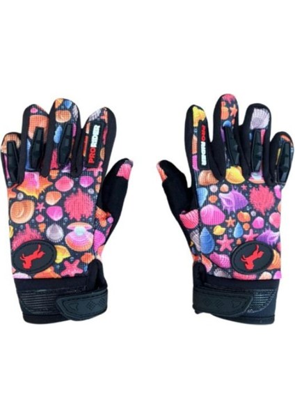 Motosiklet Çocuk Eldiveni Uyumlu Tpr Velcro Kids Motor Eldiven M : 8-10 Yaş fiyatları