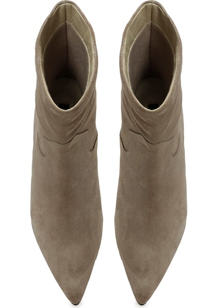 Normıa2 5pr Vizon Kadın Topuklu Bot fırsatları