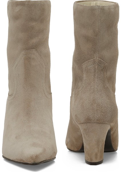 Normıa2 5pr Vizon Kadın Topuklu Bot indirimleri