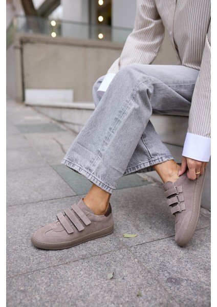 Jolanta Kadn Vizon Gercek Suet Cırtlı Sneaker fiyatları