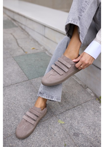 Jolanta Kadn Vizon Gercek Suet Cırtlı Sneaker fırsatları