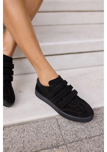 Jolanta Kadn Vizon Gercek Suet Cırtlı Sneaker fırsatları