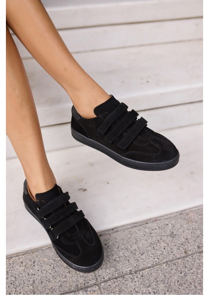 Jolanta Kadn Vizon Gercek Suet Cırtlı Sneaker indirimleri