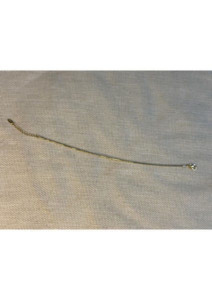 14 Ayar Altın Kaplama Renginde Ince Şerit Ayarlanabilir Model