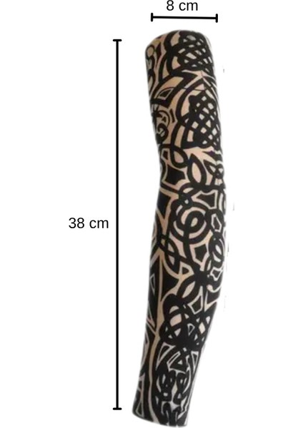 Darkness Giyilebilir Desenli Kol Dövmesi Tattoo modelleri