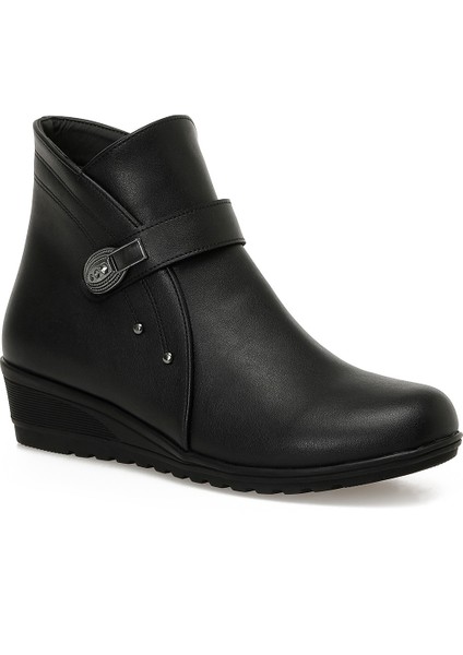 162294.Z5PR Siyah Kadın Dolgu Topuk Bot fiyatları