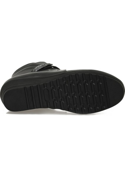 162294.Z5PR Siyah Kadın Dolgu Topuk Bot