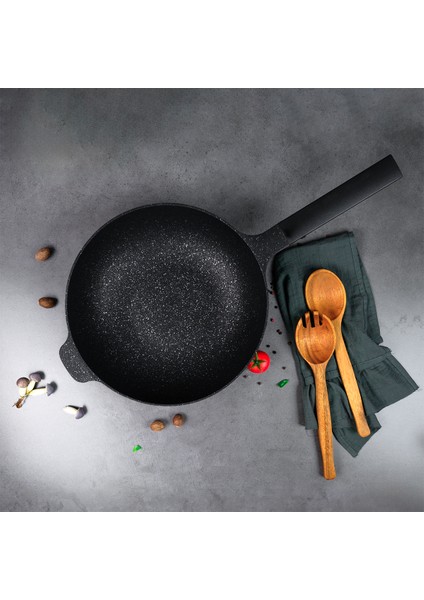 Pro Grade Wok Tava Gri 30 cm fırsatları