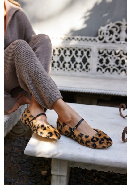 Armonia Kadın Leopar Tuylu Babet fiyatları