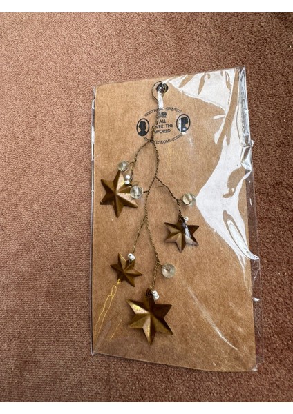 Yıldız Figürlü Yılbaşı Ağacı Süsü