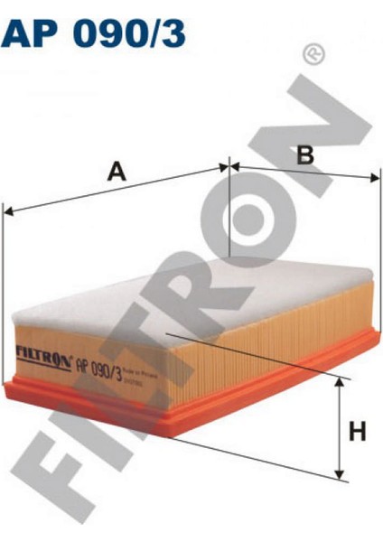 Mtxdpn Hava Filtresi Citroen C5 Ii 1.6 Hdi 04-, Jumpy 1.6 Hdi 8V 07-, 1.6 Hdi 16V 07-, Fiat Scudo 1.6 D Multijet 07-, Mini Mini One D 09-10, Cooper D 06-10, Peugeot 407 1.6 Hdi 04-10, Expert Tepee