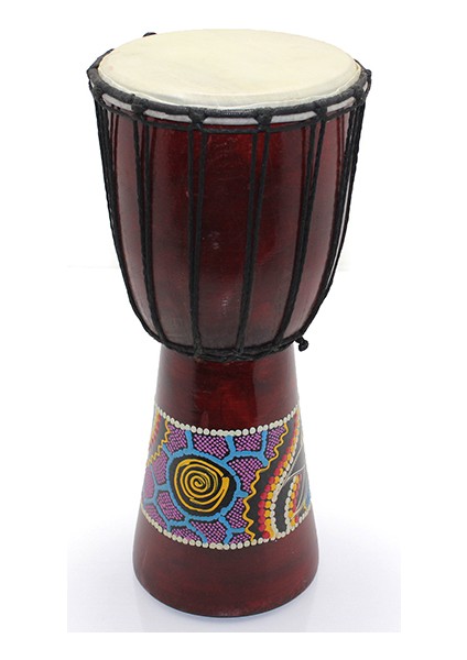 Batikli Ahşap Darbuka 30 cm