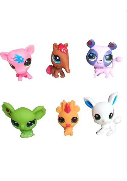 6' Lı Miniş Oyuncaklar Sevimli Miniş Oyuncak Ailesi Figür Hayvanlar fiyatları