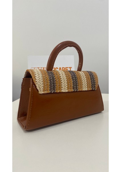 Hasır Nakışlı Kadın El ve Omuz Çantası / Çanta / Çanta fiyatları