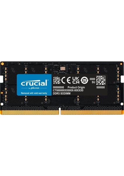 Crucıal 16GB 4800MHZ Ddr5 CRUSO4800/16 Notebook Ram