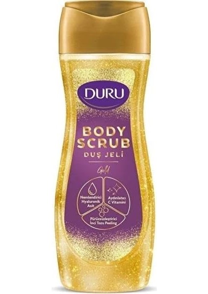 Body Scrub Duş Jeli, Gold, 450 Mililitre indirimleri